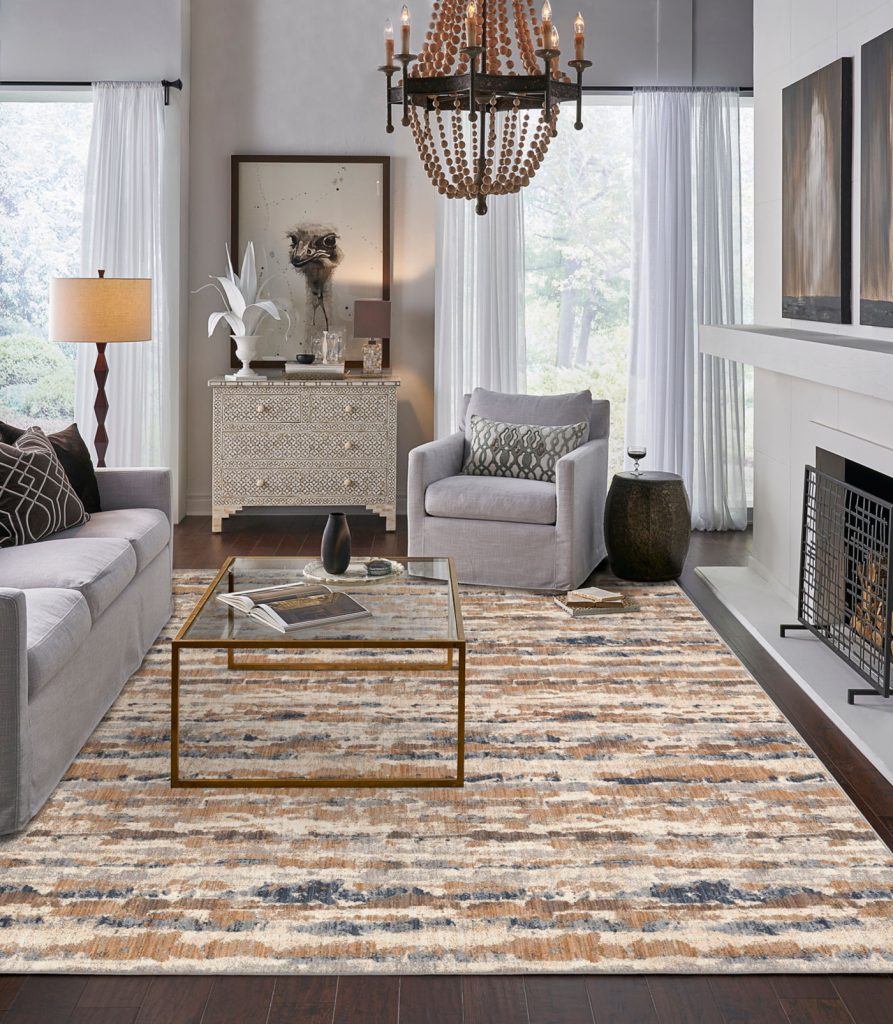 Area Rug in living room | The Carpet Stop